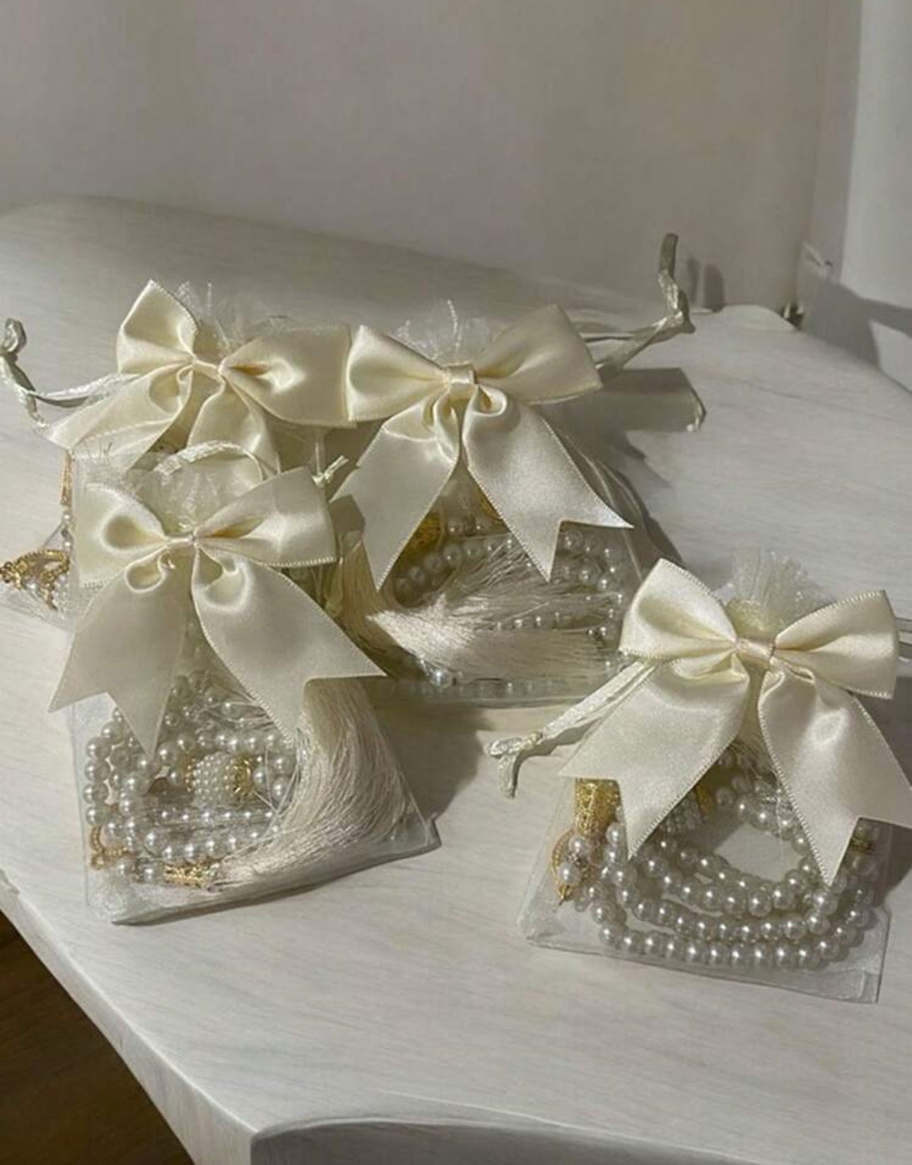 Elegant Islamic Prayer Beads Gift Set – Misbaha in Organza Bag